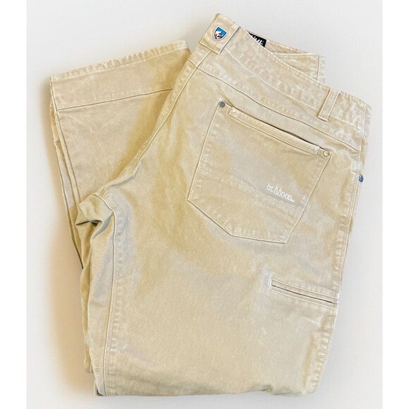 Kühl Free Rydr Pants Mens 40x32 (Fits 40X30) Khaki Vintage Patina Dye Hiking - Picture 1 of 15